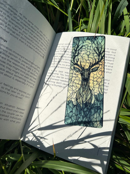 Deer Bookmark - Handcrafted Wildlife Bookmark, Nature-Inspired Design, Perfect Gift for Animal Lovers