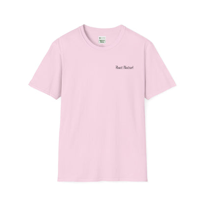 Unisex Softstyle T-Shirt I Love Native Plants, Asters (Back)