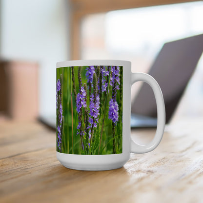 Ceramic Mug, (11oz, 15oz), Hoary Vervain