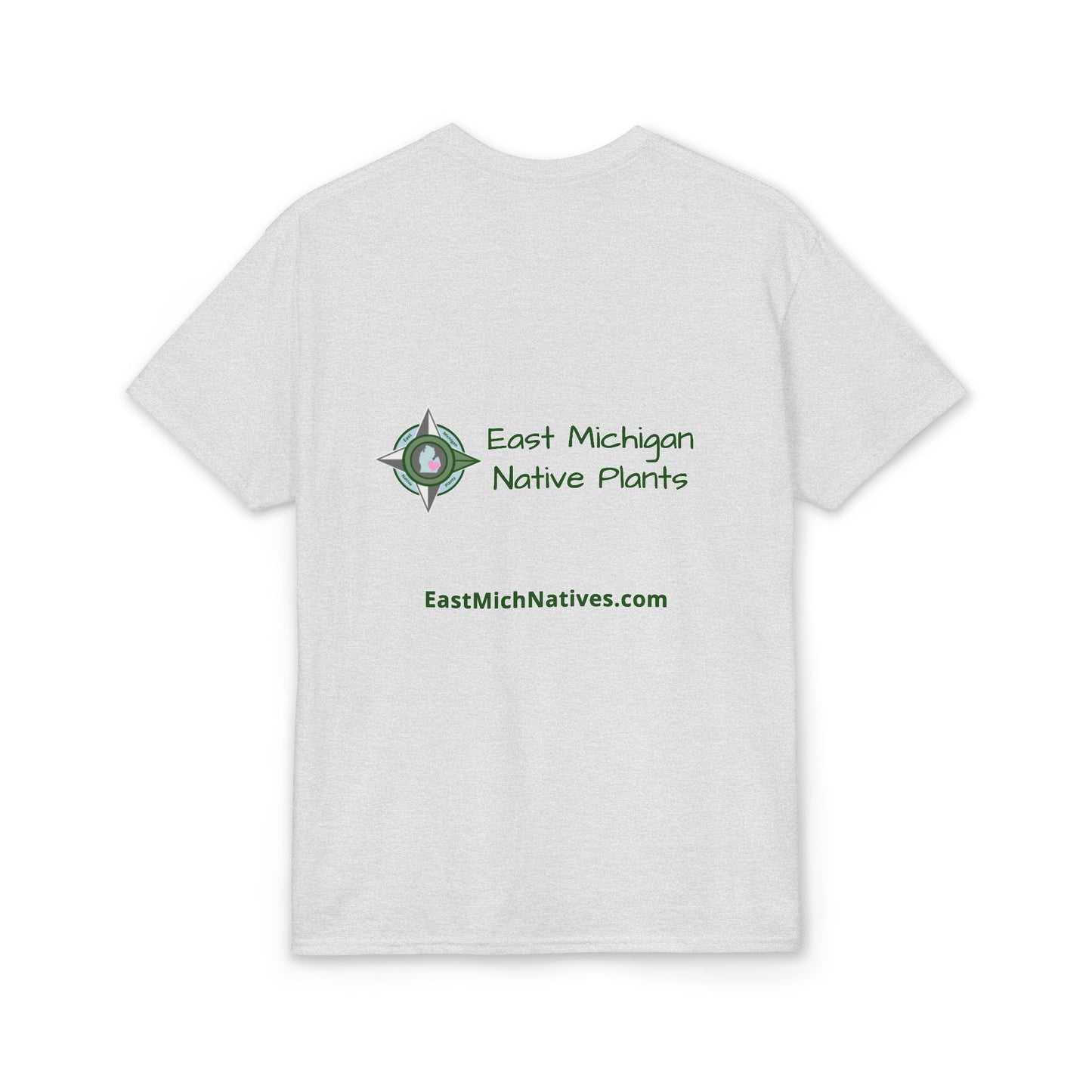 Dry Blend Moisture Wicking Tee Summer Garden w/EMNP Logo on back