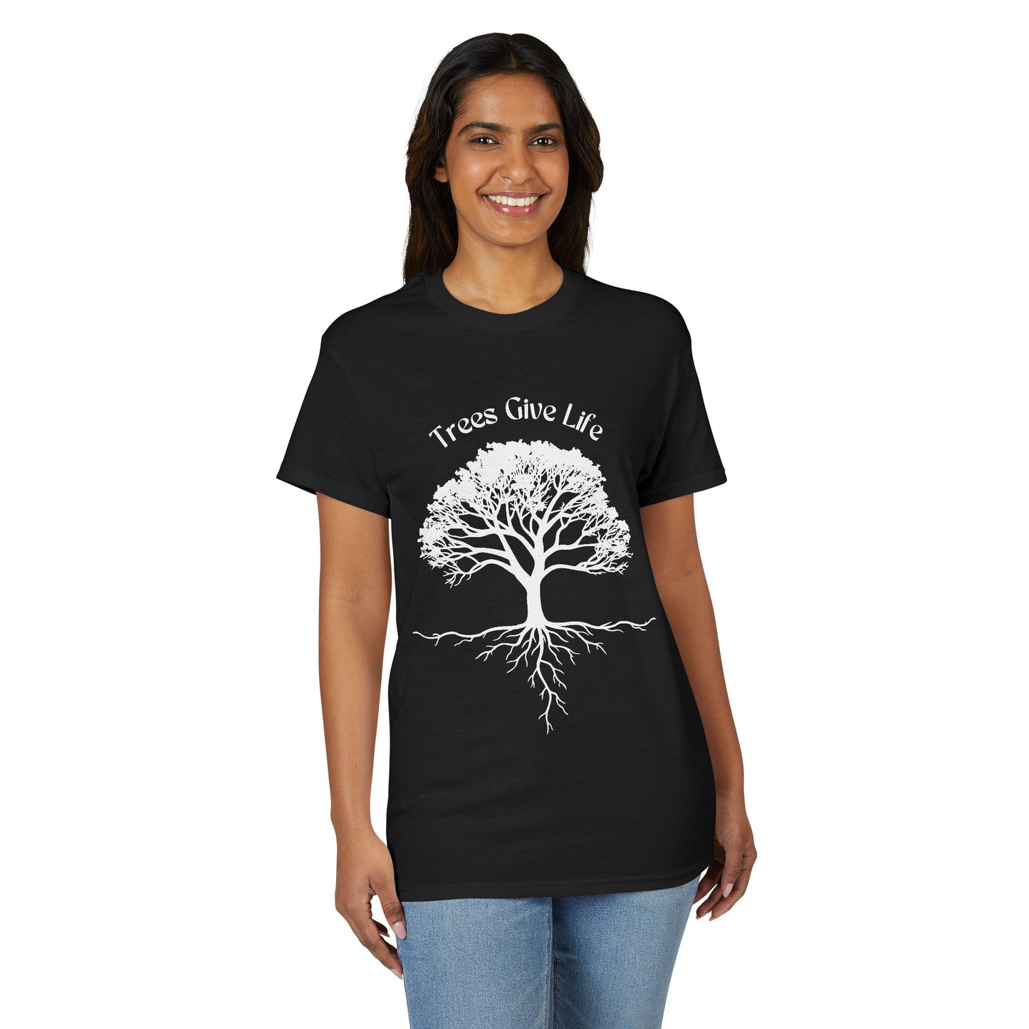 Dry Blend Moisture Wicking Tee Trees Give Life w/EMNP Logo