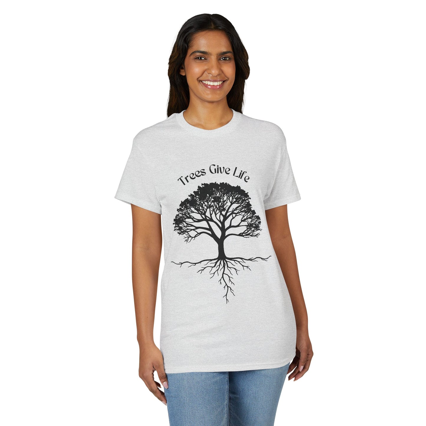Dry Blend Moisture Wicking Tee Trees Give Life w/EMNP Logo