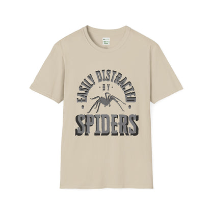 EastMichNatives T-Shirt, Distracted by Spiders