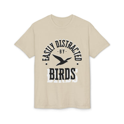 Dry Blend Moisture Wicking Tee "Distracted By Birds" plus EMNP Logo