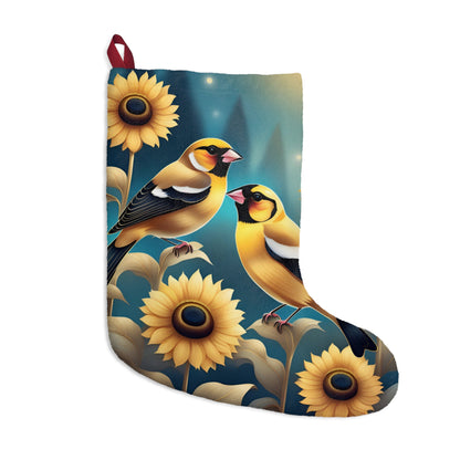 Christmas Stockings, Sunflowers & Goldfinches