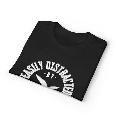 Dry Blend Moisture Wicking Tee "Distracted By Birds" plus EMNP Logo