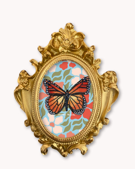 Monarch Butterfly - Mini framed print