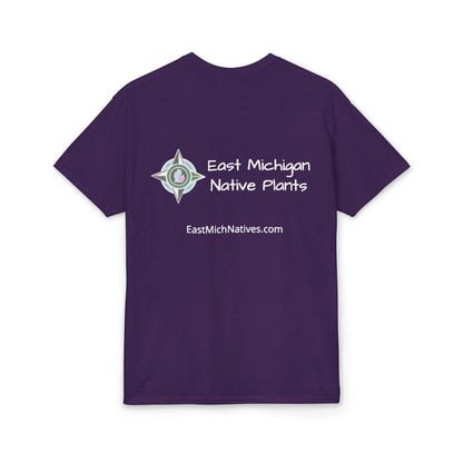 Dry Blend Moisture Wicking Tee Native Plants & Butterfly w/EMNP Logo