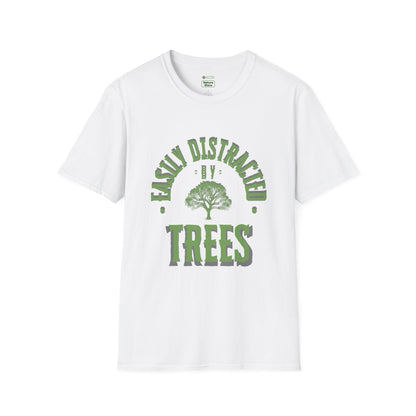 T-Shirt Unisex Softstyle, Distracted by Trees