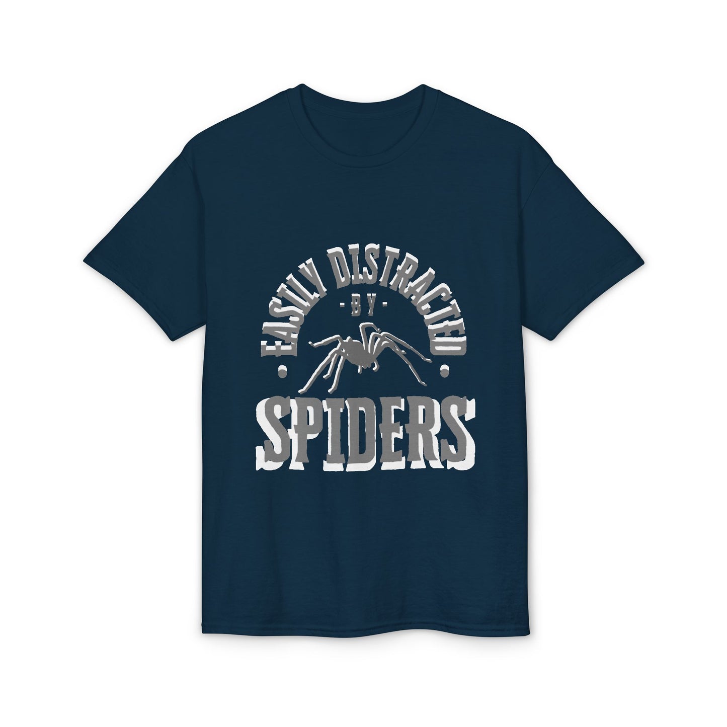 Dry Blend Moisture Wicking Tee "Distracted By Spiders" plus EMNP Logo