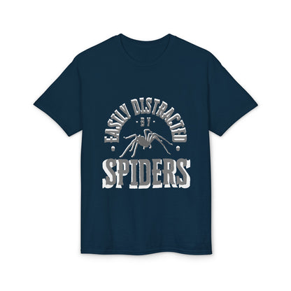 Dry Blend Moisture Wicking Tee "Distracted By Spiders" plus EMNP Logo