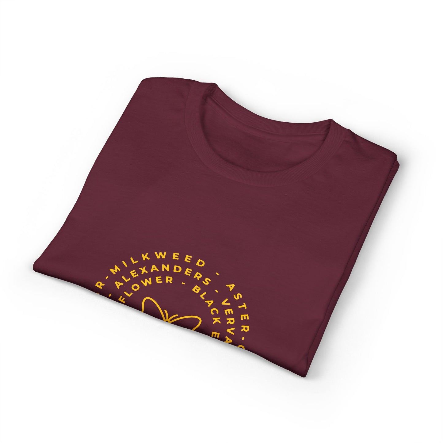 Dry Blend Moisture Wicking Tee Native Plants & Butterfly w/EMNP Logo