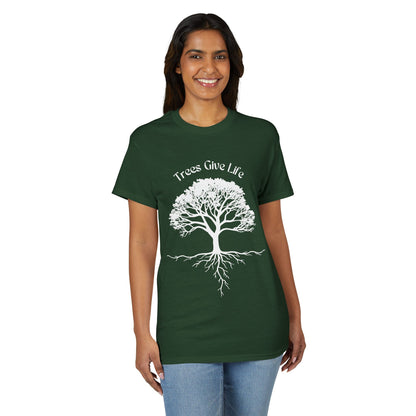 Dry Blend Moisture Wicking Tee Trees Give Life w/EMNP Logo
