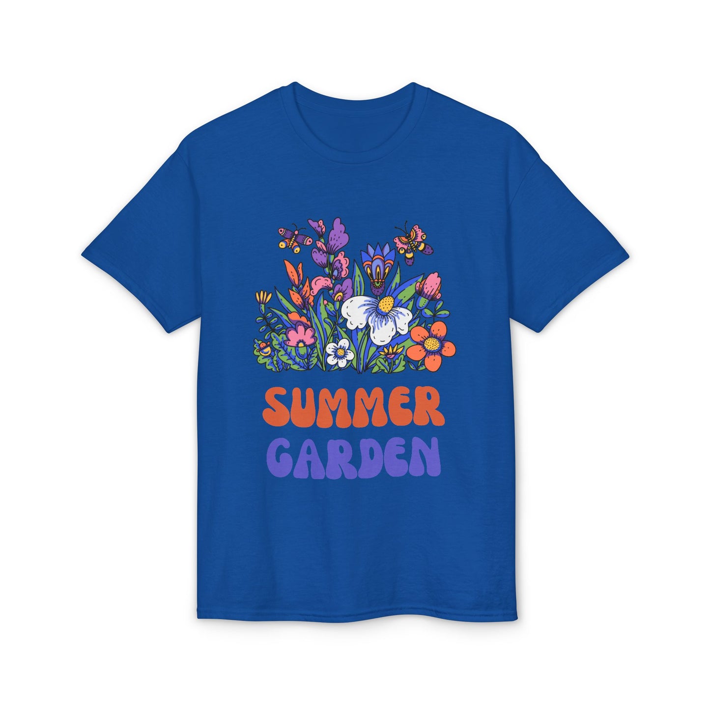 Dry Blend Moisture Wicking Tee Summer Garden w/EMNP Logo on back