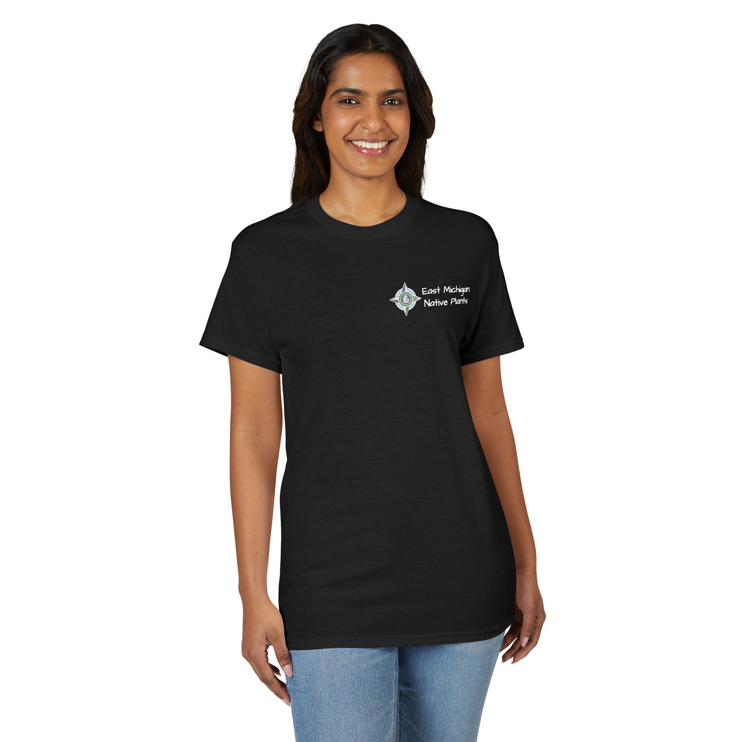 EastMichNatives DryBlend T-Shirt — EMNP Logo Tee for Native Gardeners & Plant Enthusiasts