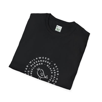 T-Shirt Unisex Softstyle, Native Plants & Birds