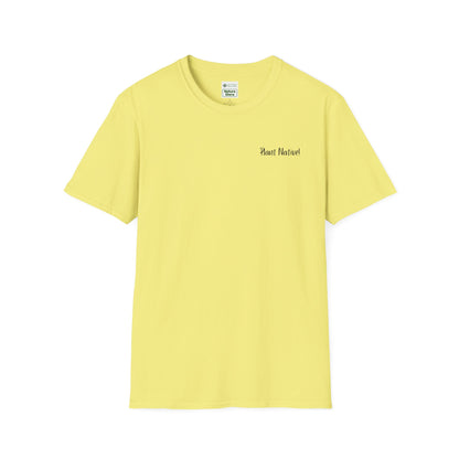 Unisex Softstyle T-Shirt I Love Native Plants, Asters (Back)