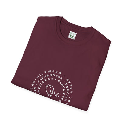 T-Shirt Unisex Softstyle, Native Plants & Birds