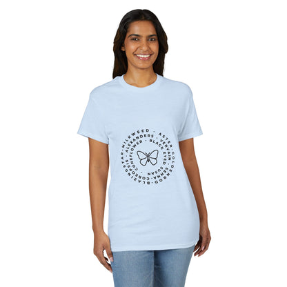 Dry Blend Moisture Wicking Tee Native Plants & Butterfly w/EMNP Logo