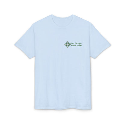 EastMichNatives DryBlend T-Shirt — EMNP Logo Tee for Native Gardeners & Plant Enthusiasts