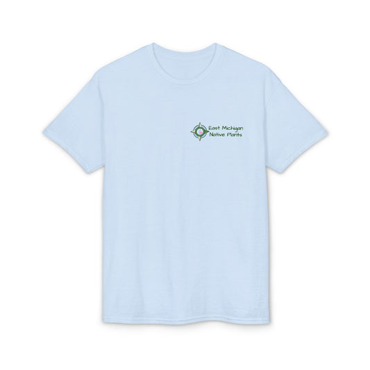 EastMichNatives DryBlend T-Shirt — EMNP Logo Tee for Native Gardeners & Plant Enthusiasts