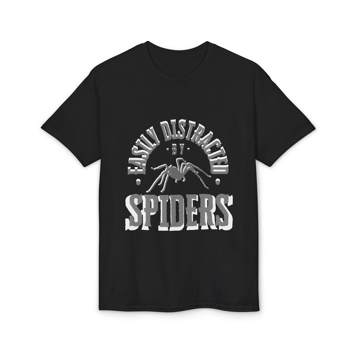 Dry Blend Moisture Wicking Tee "Distracted By Spiders" plus EMNP Logo