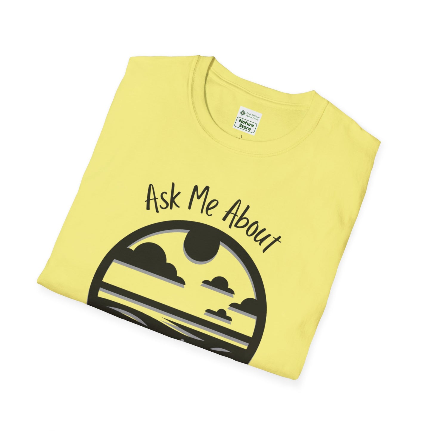 Tshirt Ask Me About My Prairie — Casual Cotton Tee for Prairie Lovers