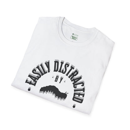 T-Shirt Unisex Softstyle, Distracted by Caterpillars