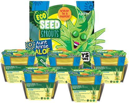 Eco Seed Sprouts Aunt Annie Aloe - Multipack of 5