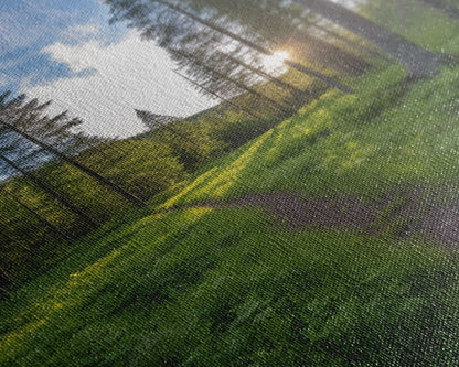 Trees Wall Art, Woods Path Wall Decor, Nature Art Print, Photography Print, Wall Decor, Canvas Print, Wall Art, Framed Canvas