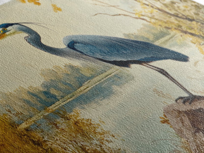 Blue Heron Painting Print | Florida Home Decor | Bird Painting | Nautical Art | Nautical Painting | Lake House Wall Art | Blue Heron Art