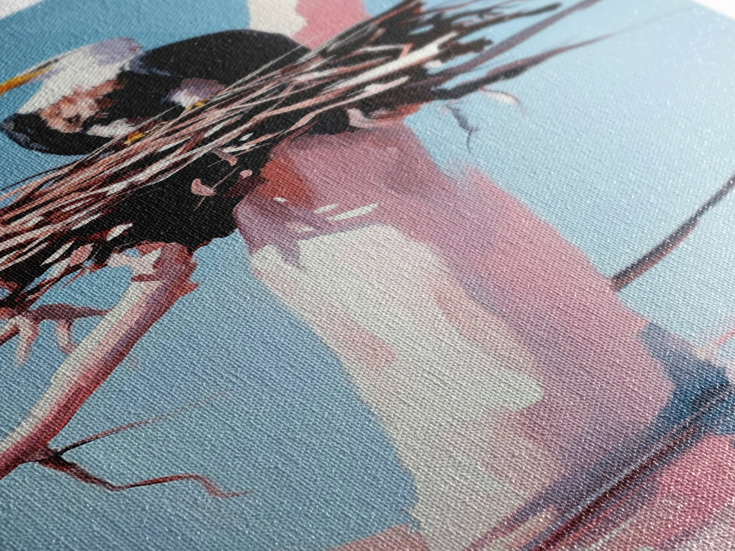 Majestic Eagle Nest, Framed Canvas Print, wildlife art, bird art, rustic wall art, pine tree art, tall narrow art, farmhouse décor, gift idea