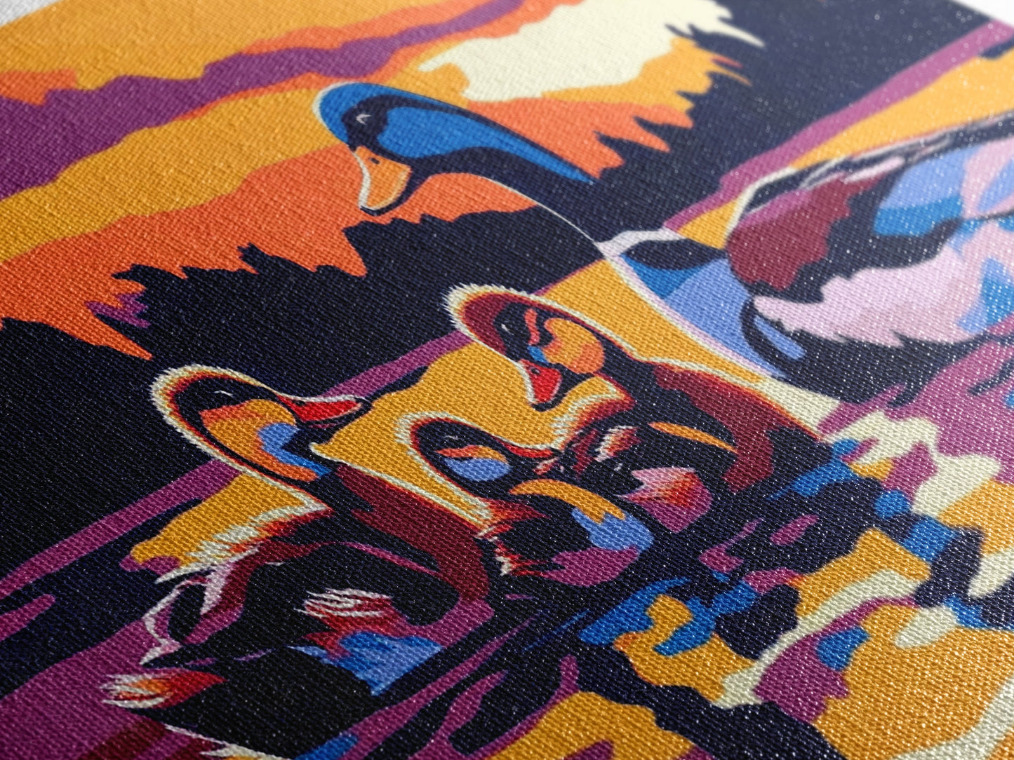 Mallard Ducks, bird art, waterfowl painting, coastal wall art, nature painting, marsh painting, original painting, canvas print