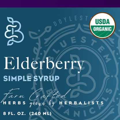 Elderberry Simple Syrup - Organic