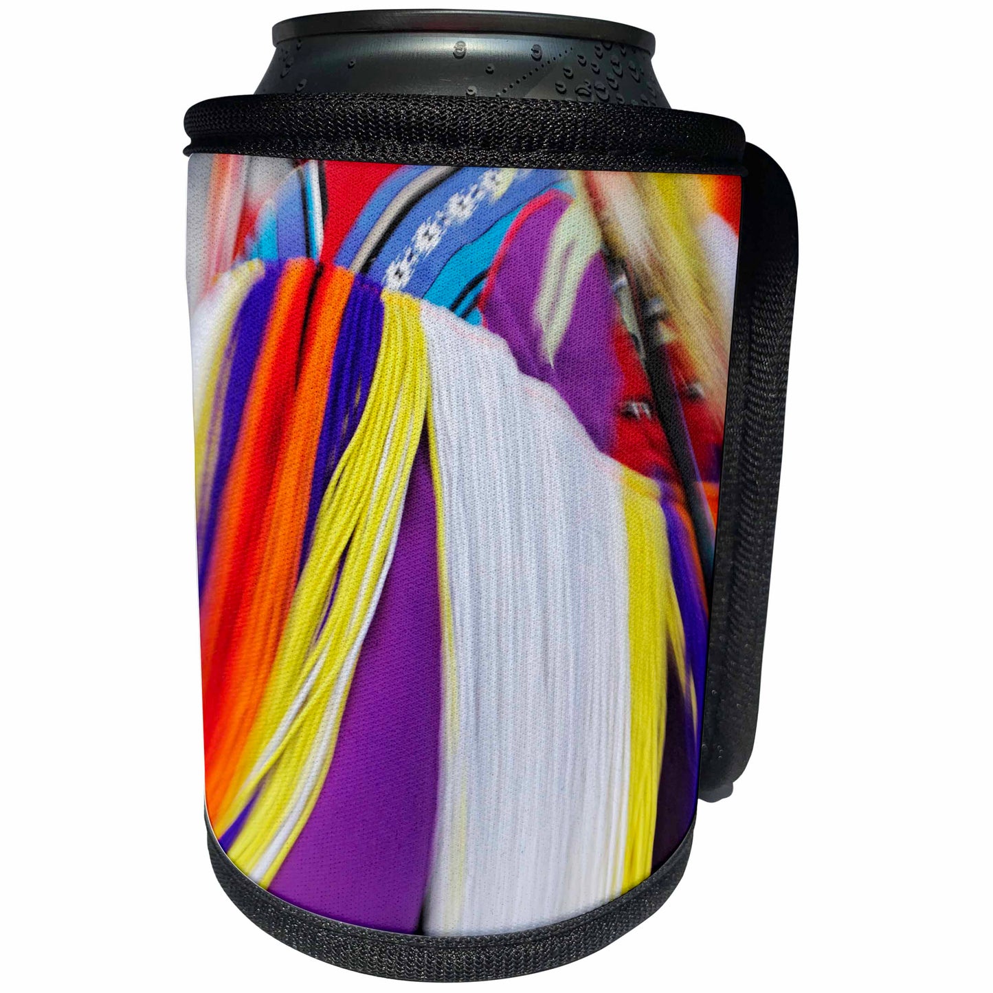 3dRose Danita Delimont - Native American - Native American Indian dance, Montana - US27 AJE0088 - Adam Jones - Can Cooler Bottle Wrap (cc_91577)