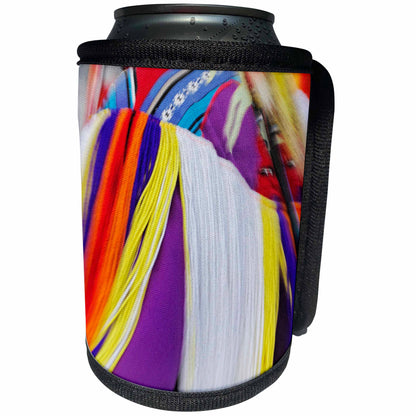 3dRose Danita Delimont - Native American - Native American Indian dance, Montana - US27 AJE0088 - Adam Jones - Can Cooler Bottle Wrap (cc_91577)
