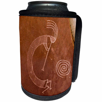 3dRose Danita Delimont - Native Americans - Pictographs of the Pueblo Indians, Native American - US32 AWY0010 - Angel Wynn - Can Cooler Bottle Wrap (cc_92520)