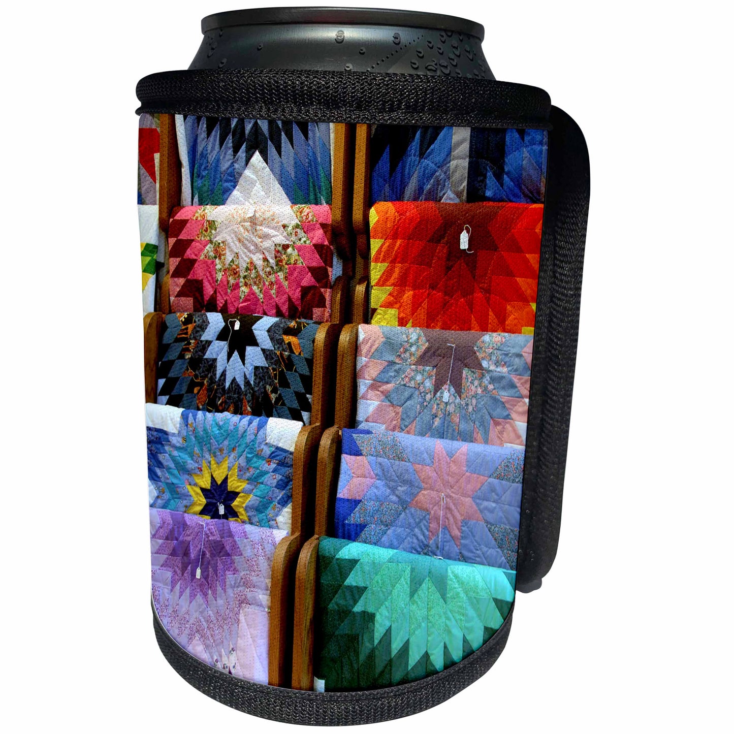 3dRose Danita Delimont - Native American - SD, Prairie Edge Trading Co, Native American - US42 CMI0125 - Cindy Miller Hopkins - Can Cooler Bottle Wrap (cc_94308)