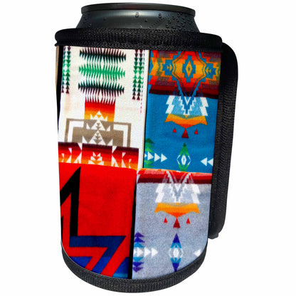 3dRose Danita Delimont - Native American - SD, Prairie Edge Trading Co, Native American - US42 CMI0129 - Cindy Miller Hopkins - Can Cooler Bottle Wrap (cc_94309)