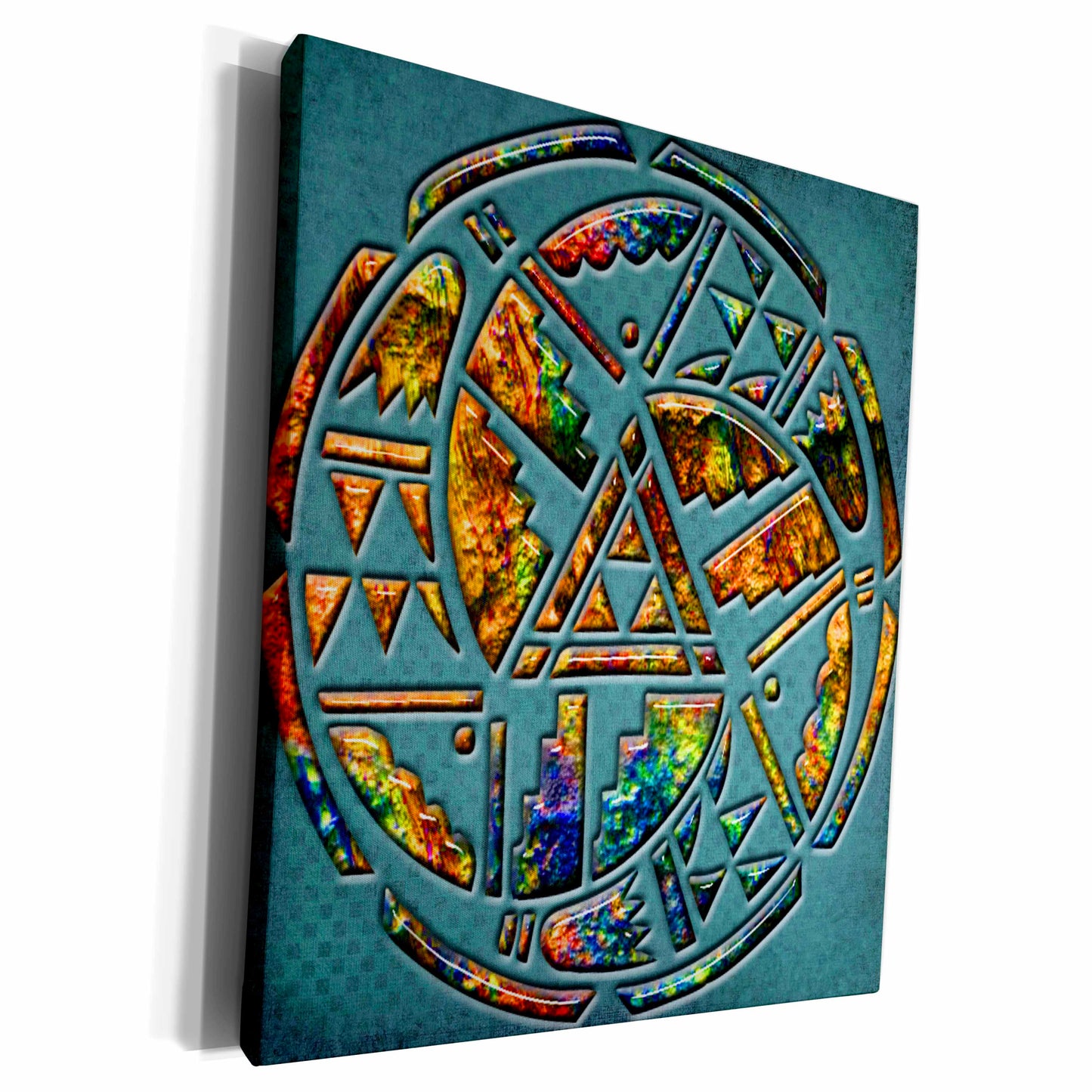 3dRose Designer One of A Kind Native American Art - Museum Grade Canvas Wrap (cw_108090)