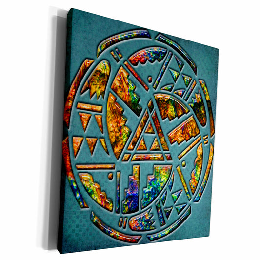 3dRose Designer One of A Kind Native American Art - Museum Grade Canvas Wrap (cw_108090)