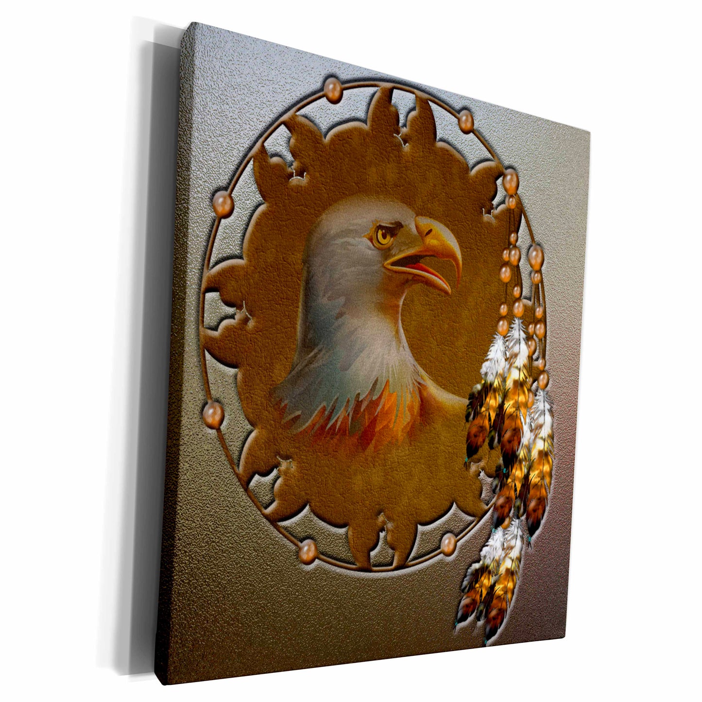 3dRose Designer One of A Kind Native American Art - Museum Grade Canvas Wrap (cw_108092)