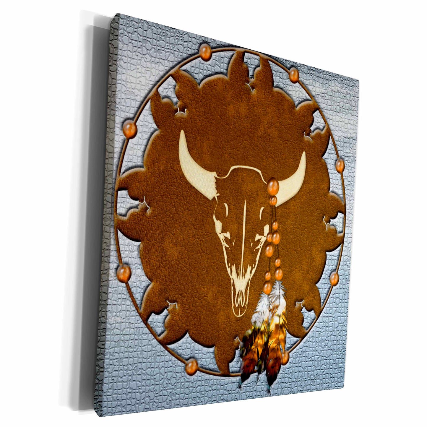 3dRose Designer One of A Kind Native American Art - Museum Grade Canvas Wrap (cw_108093)