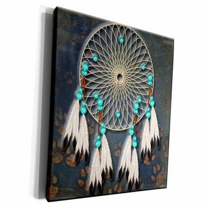 3dRose Designer One of A Kind Native American Art - Museum Grade Canvas Wrap (cw_108095)
