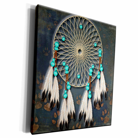 3dRose Designer One of A Kind Native American Art - Museum Grade Canvas Wrap (cw_108095)