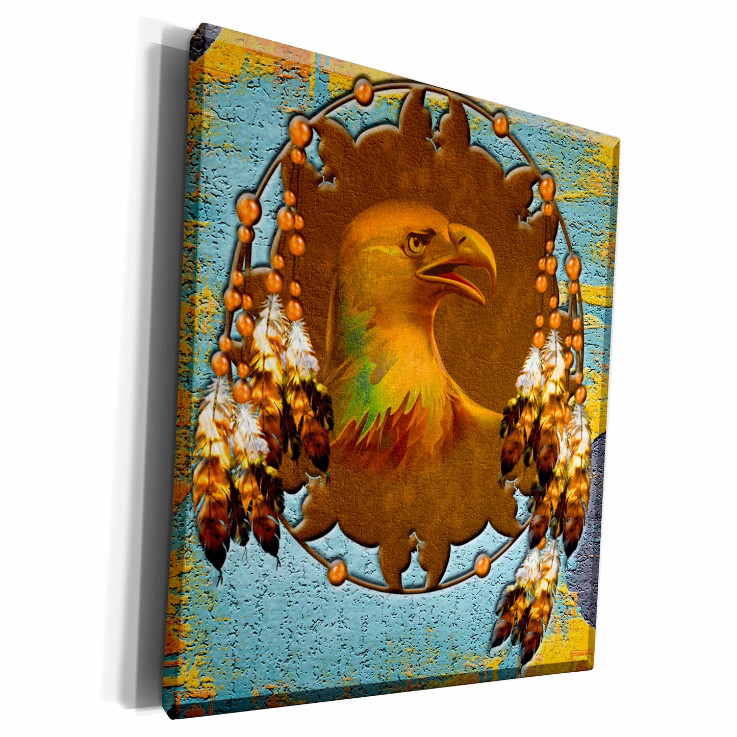 3dRose Designer One of A Kind Native American Art - Museum Grade Canvas Wrap (cw_108099)