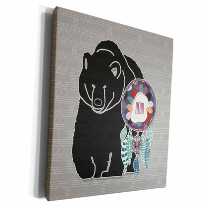 3dRose Native American Zodiac for August 22 to September 21... - Museum Grade Canvas Wrap (cw_221968)