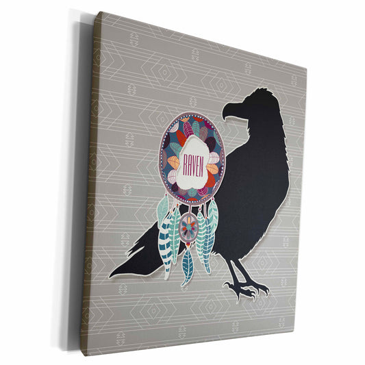 3dRose Native American Zodiac for September 22 to October 22... - Museum Grade Canvas Wrap (cw_221977)