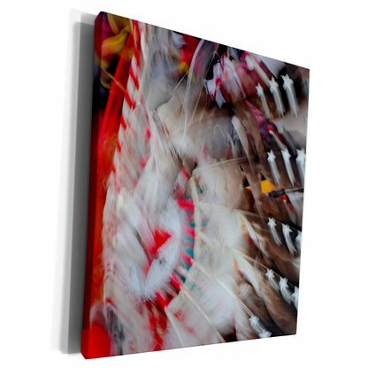 3dRose Native American Indian dance, Montana - US27 AJE0094 -... - Museum Grade Canvas Wrap (cw_91579)