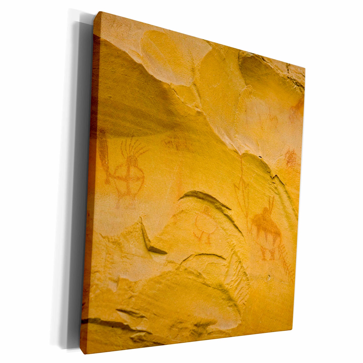 3dRose Native American Pictographs, Bear Gulch, Montana -... - Museum Grade Canvas Wrap (cw_91731)